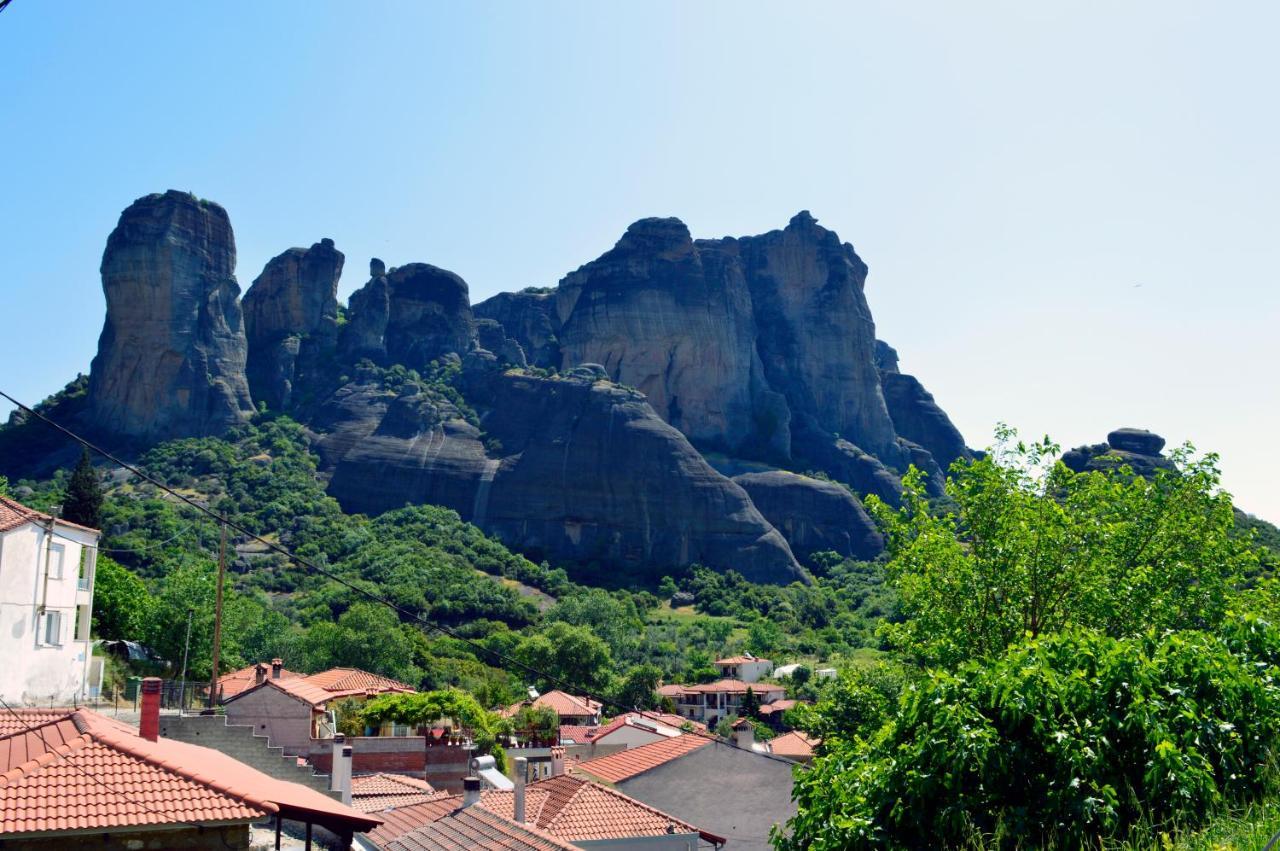 Вилла Rocky Coast-Amazing View Of Meteora Калампака Экстерьер фото